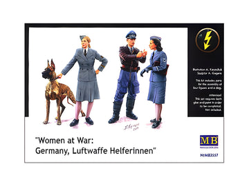 MASTER BOX 1/35 Women at War: Germany, Luftwaffe Helferinnen