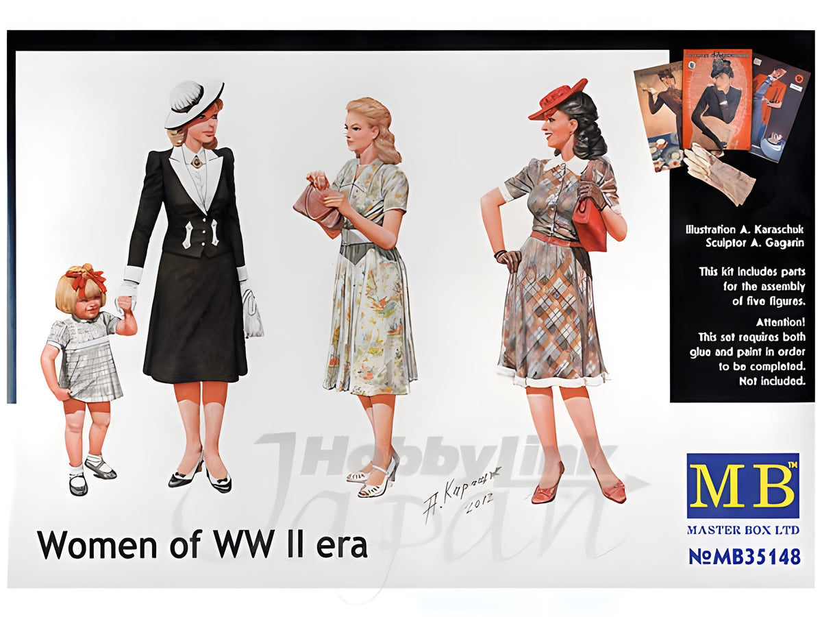 MASTER BOX 1/35 Women of WW II era
