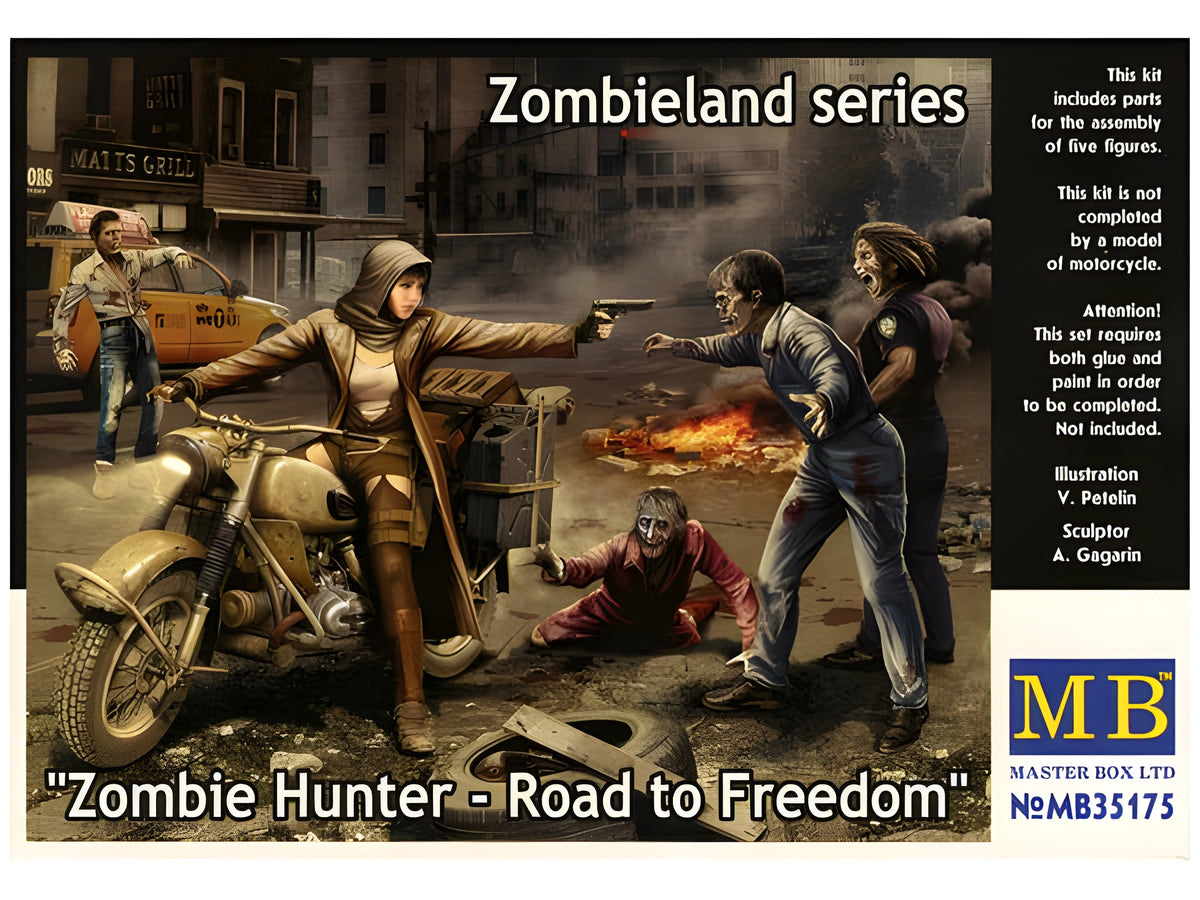 MASTER BOX 1/35 Zombie Hunter - Road to Freedom, Zombieland series