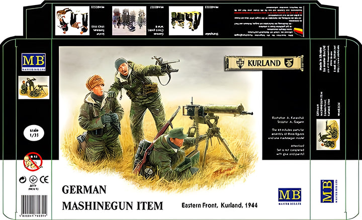 MASTER BOX German machinegun crew, Eastern front, Kurland, 1944