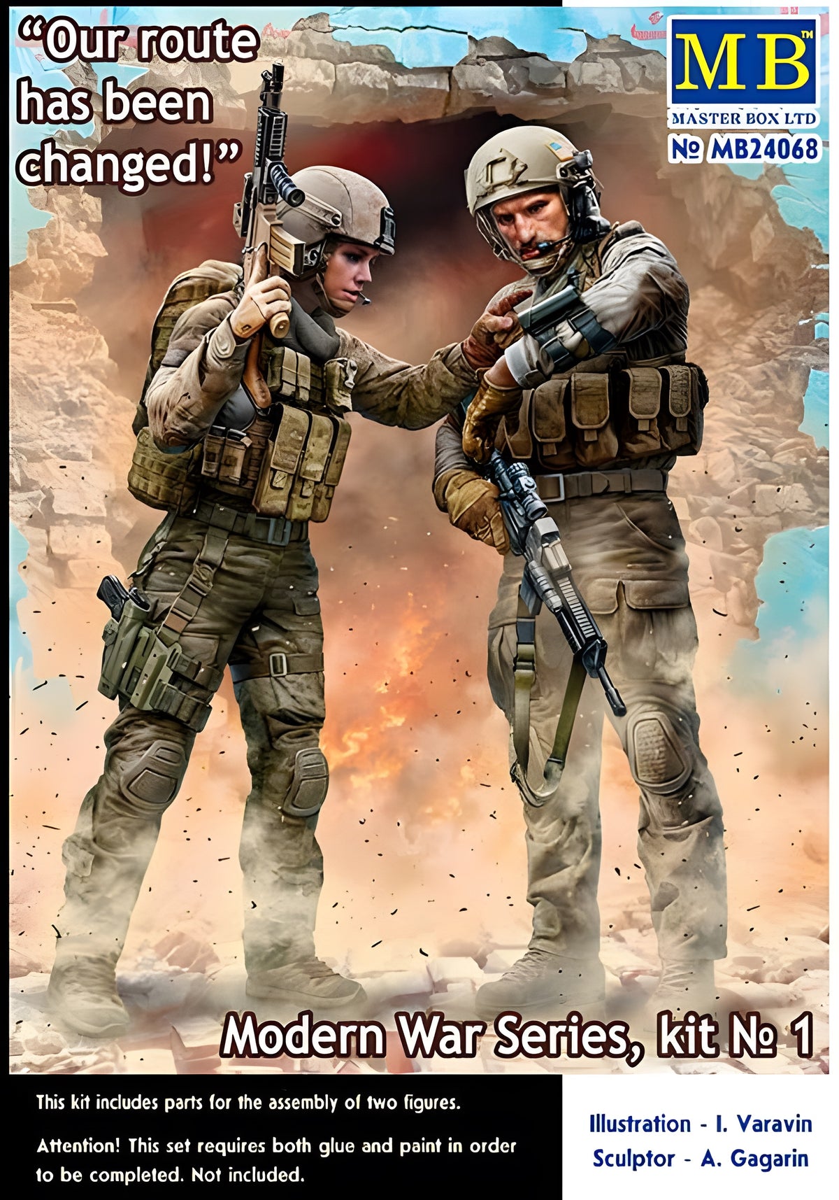 MASTER BOX Modern War Series, kit No. 1. 'Our route has been changed'
