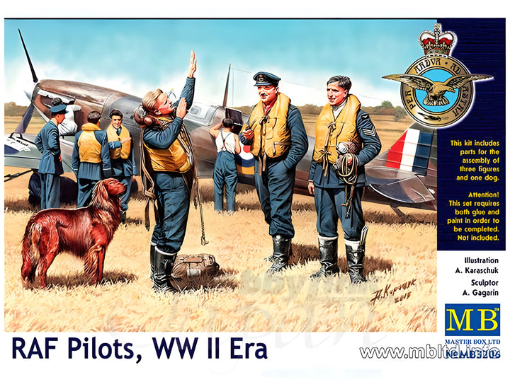 MASTER BOX RAF Pilots, WW II Era