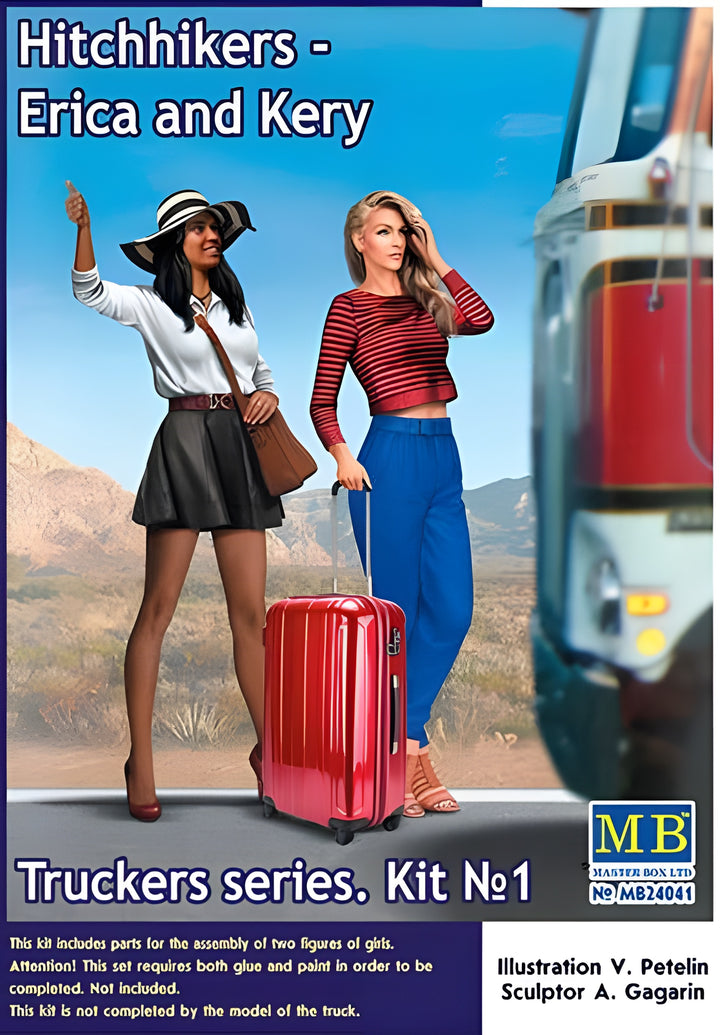 MASTER BOX Truckers series. Hitchhikers, Erica & Kery