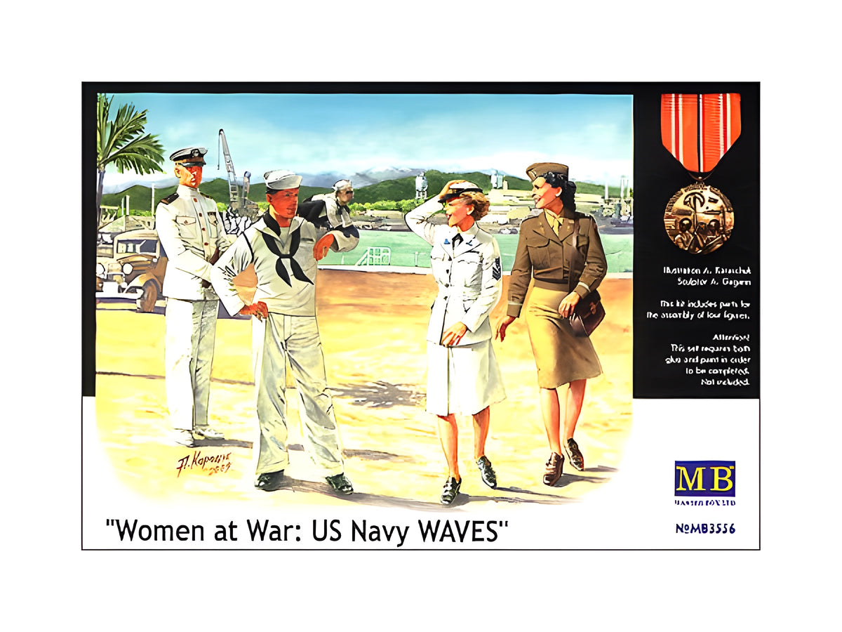 MASTER BOX Women at War: US Navy WAVES