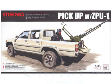 Meng 1/35 PICK UP w/ZPU-1