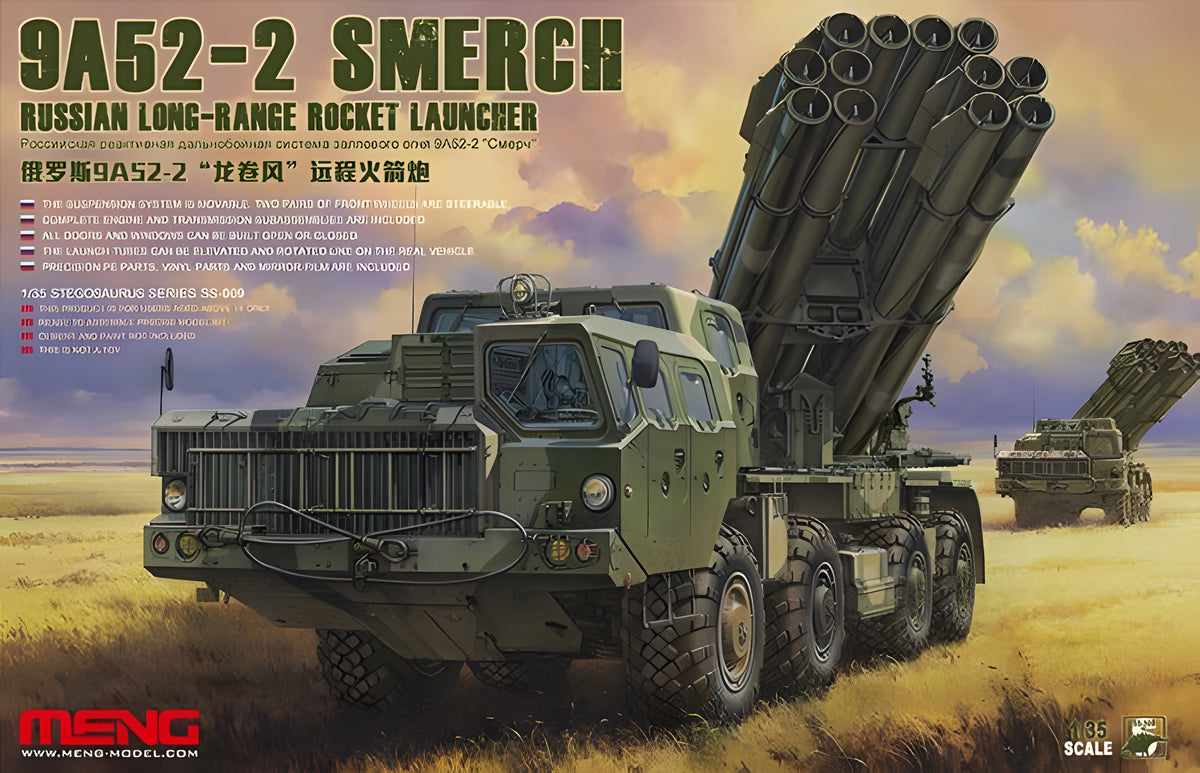 Meng 1/35 RUSSIAN LONG-RANGE ROCKET LAUNCHER 9A52-2 SMERCH