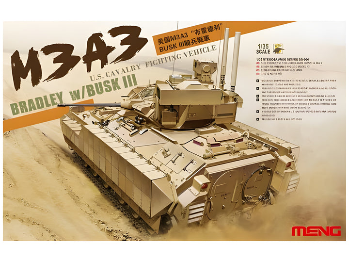 Meng 1/35 U.S. Cavalry Fighting Vehicle M3A3 Bradley with Busk III