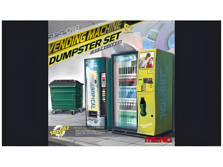 Meng Vending Machine & Dumpster Set