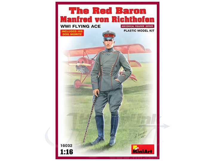 MiniArt 1/16 Red Baron. Manfred von Richthofen.WW1 Flying Ace