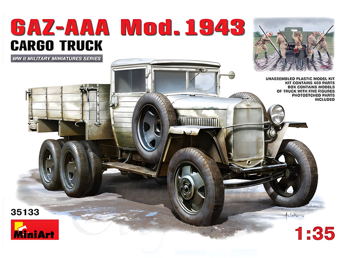 MiniArt 1/35 GAZ-AAA. Mod. 1943. Cargo Truck