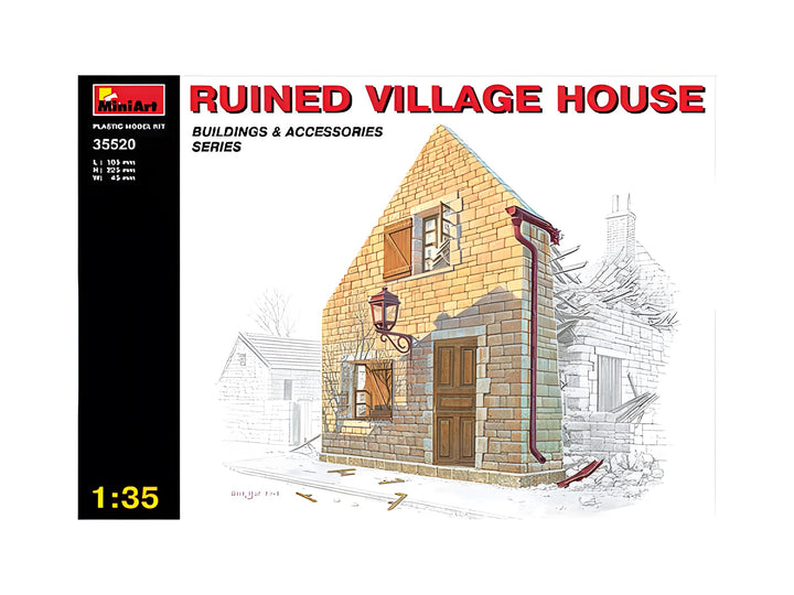 MiniArt 1/35 Ruined Village House