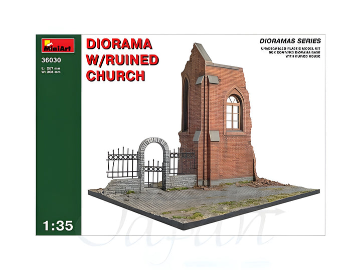 MiniArt Diorama w/Ruined Church (1/35)