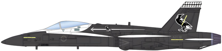 Platz 1/144 RAAF F/A-18A Hornet Of No. 75 SQ In 2021 Commemorative Livery ”the Magpie". (2Kit In A Box)