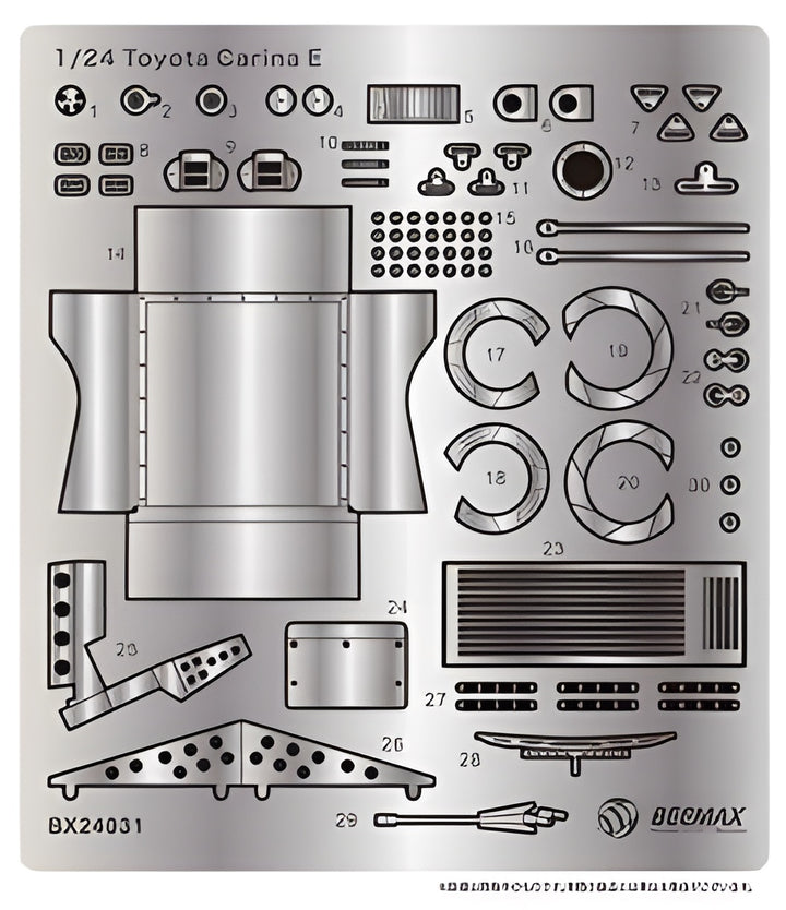Platz Beemax Detail-Up Parts For 1/24 Toyota Carina E '93 BTCC Knockhill Winner