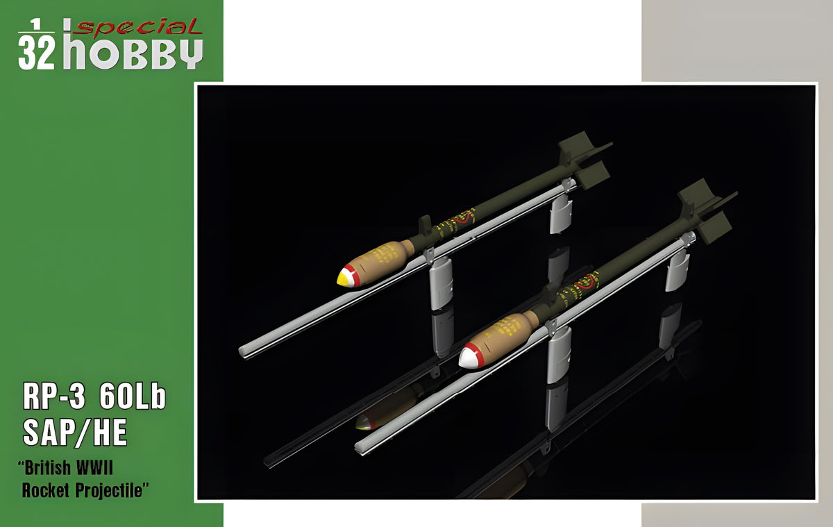 Special Hobby 1/32 RP-3 60Lb SAP British WWII Rockets