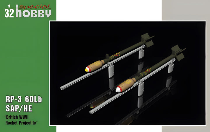 Special Hobby 1/32 RP-3 60Lb SAP British WWII Rockets