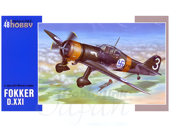 Special Hobby 1/48 Fokker D.XXl 3. Sarja 'with Mercury Engine'