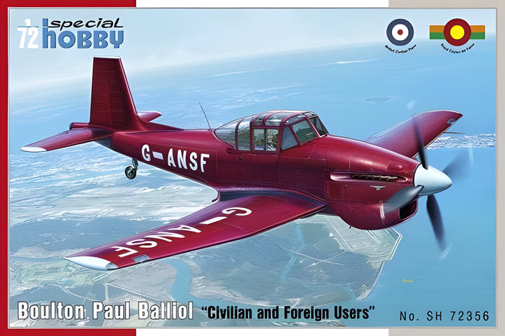 Special Hobby 1/72 Boulton Paul Balliol Civilian and Foreign Users