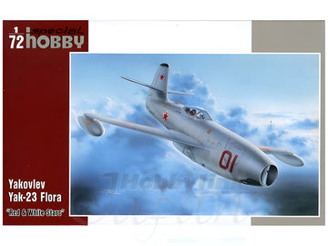 Special Hobby 1/72 Yakovlev Yak-23 Flora Red & White Stars