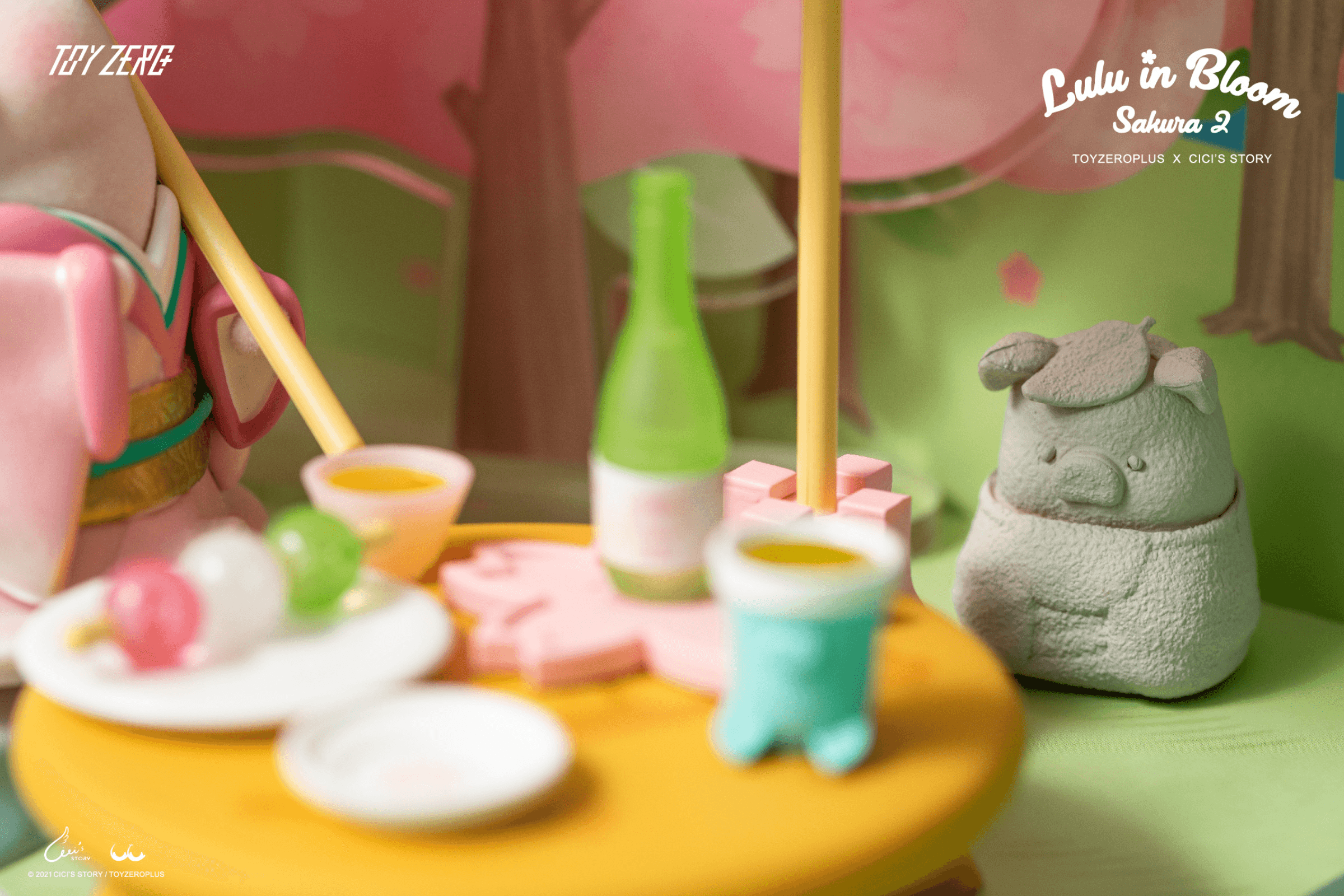 LuLu The Piggy - Sakura Garden Premium Set | 794712303886