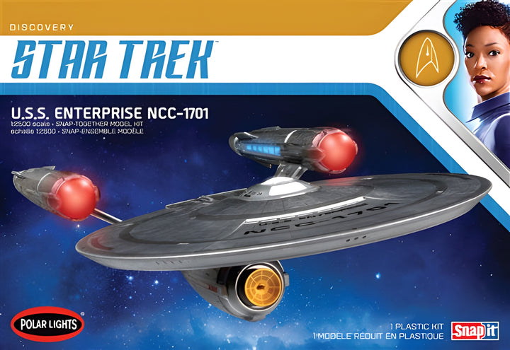 Polar Lights Star Trek Discovery USS Enterprise Snap Skit