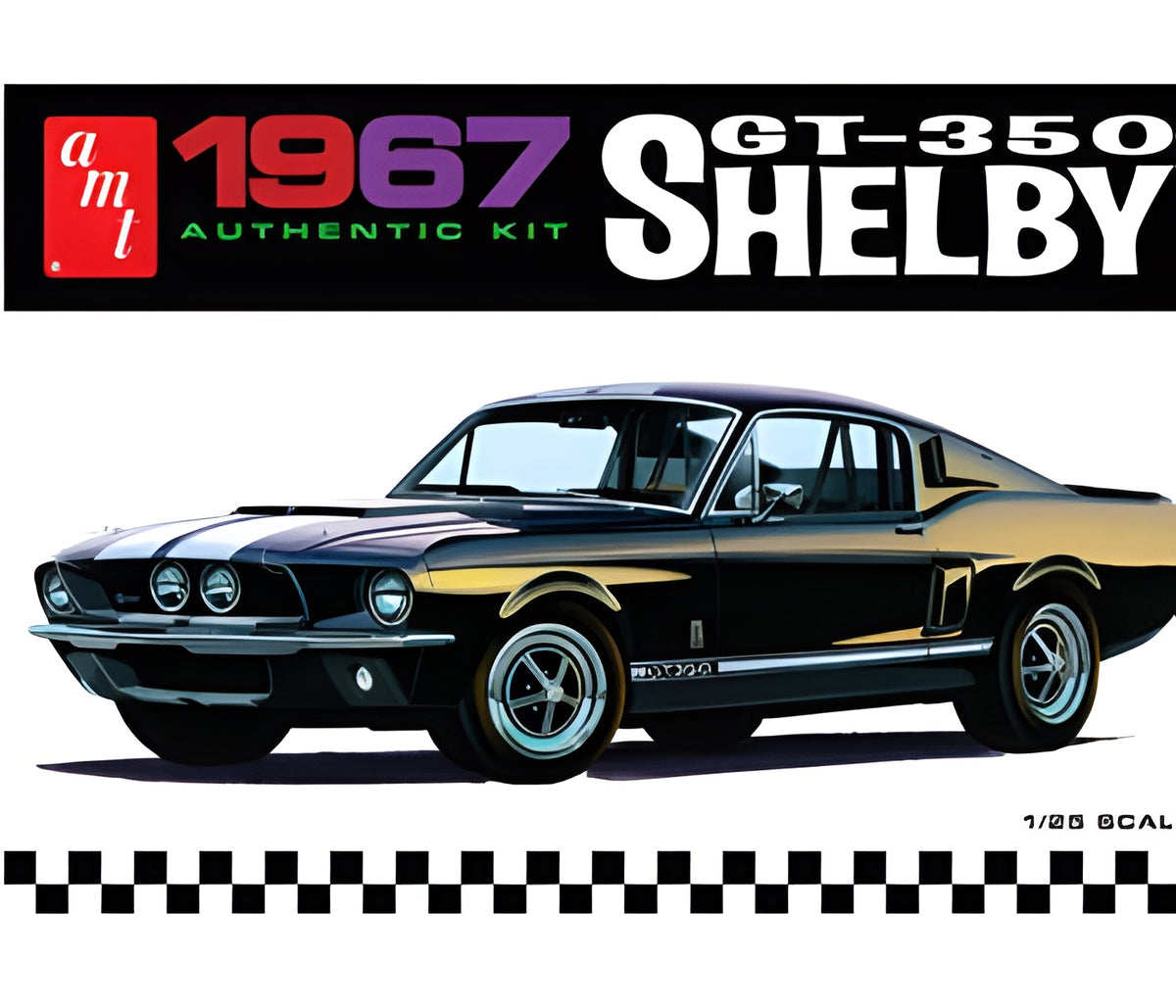 AMT 1/25 1967 Ford Shelby GT350 (Black)