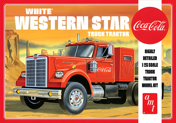 AMT 1/25 White Western Star Semi Tractor (Coca Cola)