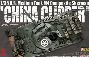 Asuka 1/35 M4 Composite Sherman 'China Clipper' US Army Medium Tank