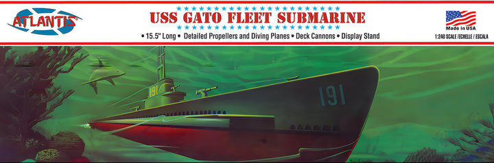 Atlantis 1/240 WWII Gato Class Fleet Submarine