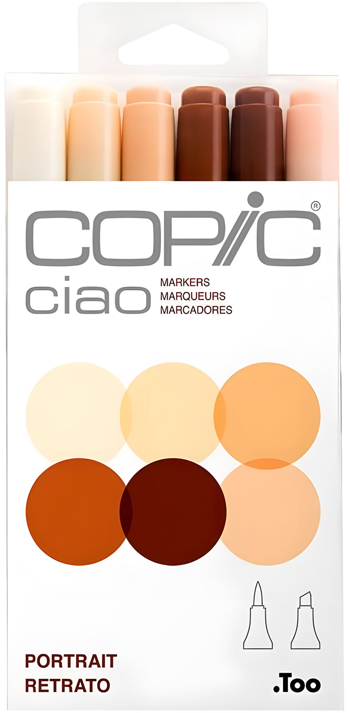Copic Ciao Marker Portrait 6Pc Set