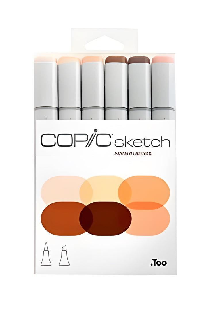 Copic Sketch Marker Portrait 6Pc Set