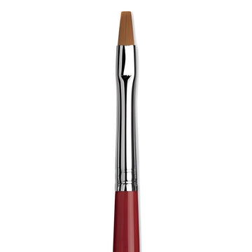 Da Vinci Cosmotop Spin 5580 Watercolor Brush - Flat, Short Handle, Size 2