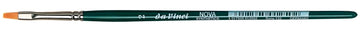 Da Vinci NOVA Series 122, hobby brush flat, finest golden synthetic fibre, Size:2
