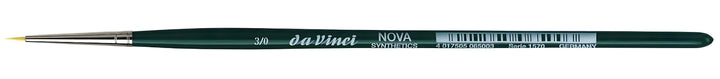 Da Vinci NOVA Series 1570, hobby brush, finest golden synthetic fibre, Size:-3