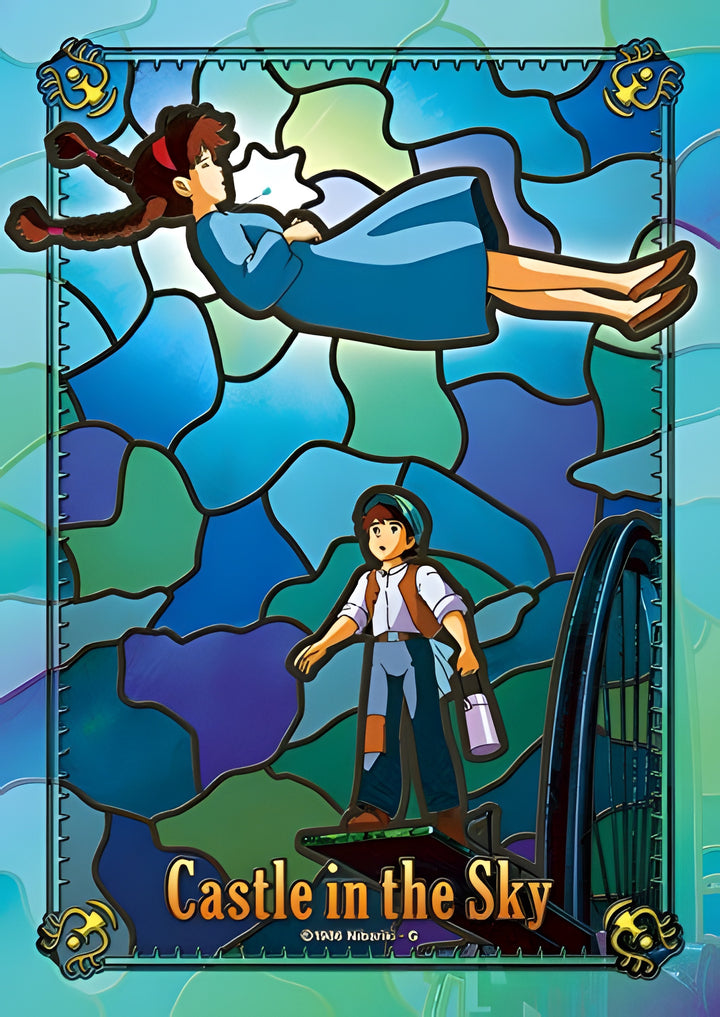 208-AC12 Castle in the Sky Artcrystal Puzzle - Mysterious Light "Castle in the Sky"