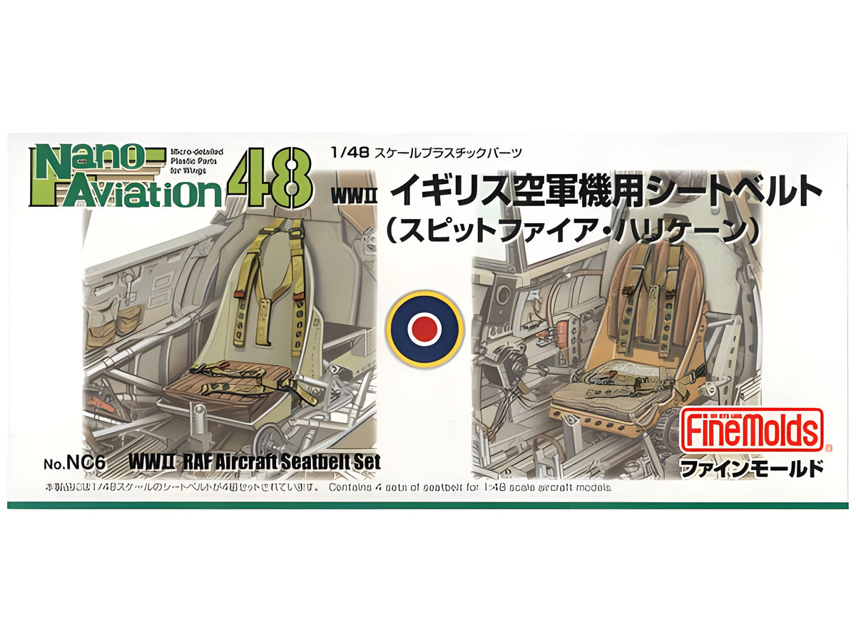 FineMolds 1/48 WWII RAF Aircraft Seatbelt Set