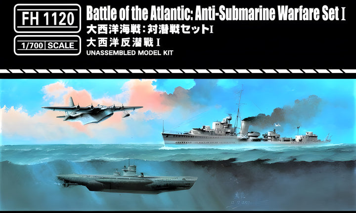 Flyhawk Model 1/700 Battle of the Atlantic Anti-Submarine Warfare Set I