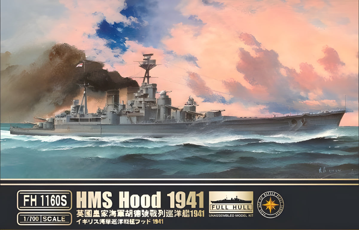 Flyhawk Model 1/700 HMS Hood 1941 (Deluxe Edition)