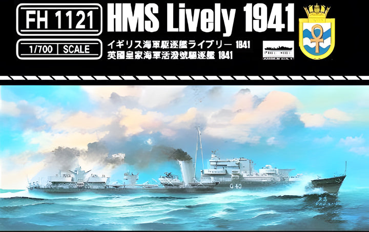 Flyhawk Model 1/700 HMS Lively 1941