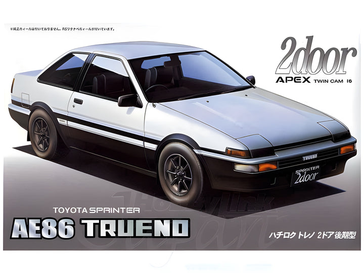 Fujimi 1/24 Toyota Sprinter AE86 Trueno Plastic Model 2 door "Late type"'85