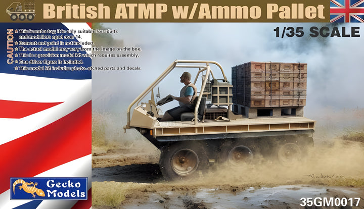 Gecko 1/35 British ATMP with Ammo Pallet