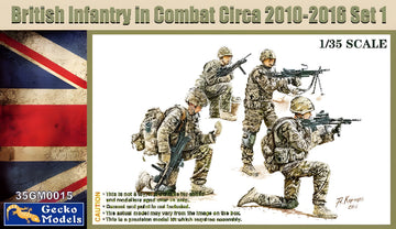 Gecko 1/35 British Infantry In Combat Circa 2010~2012 Set 1
