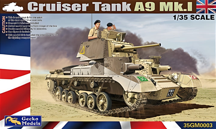 Gecko 1/35 Cruiser Tank Mk. I, A9 Mk.1
