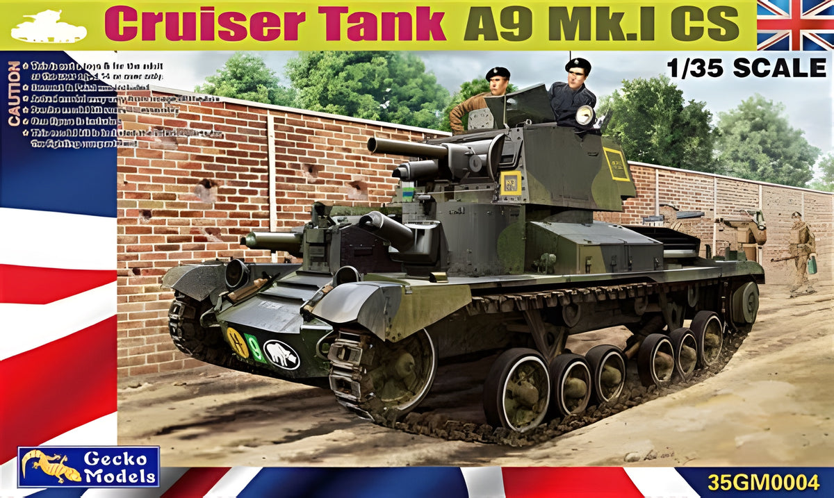 Gecko 1/35 Cruiser Tank Mk. I CS, A9Mk.I CS