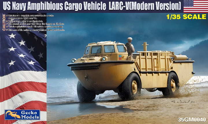 Gecko 1/35 Modern USN LARC-V w-Combat Rubber Raiding Craft