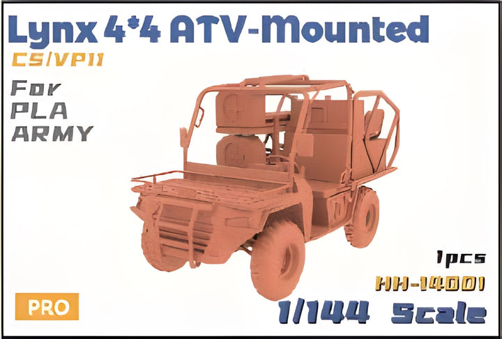 Heavy Hobby 1/144 Lynx 4x4 ATV-Mounted CS/VP11 For PLA Army