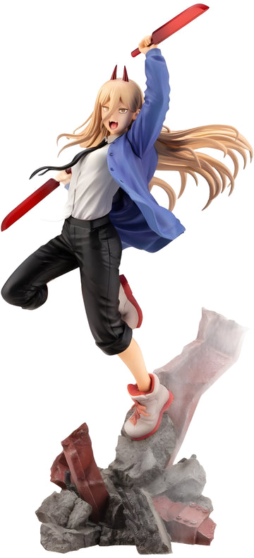 Kotobukiya 1/8 Chainsaw Man Series ARTFX J Power, Pre-Painted PVC Statue