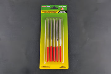 Master Tools Assorted diamond files set (Grit size:150#, 5pcs)-_3x140mm