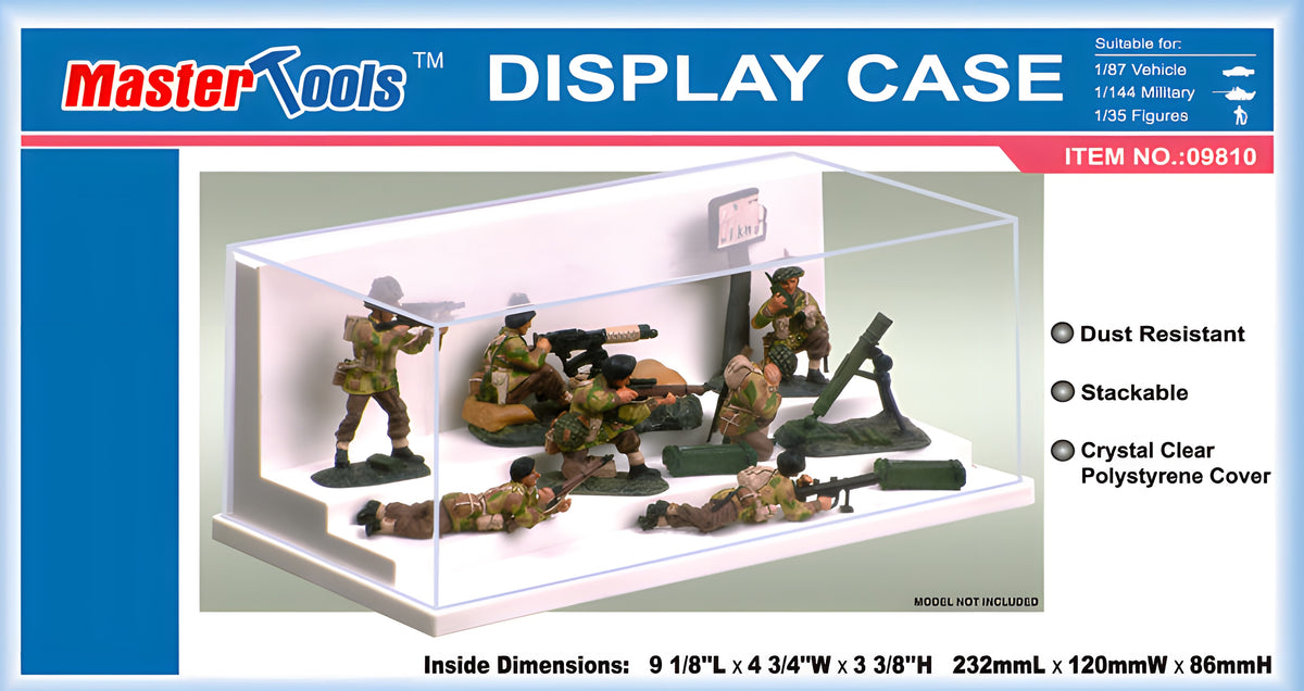 Master Tools Display Case 232x120x86mm M stage base