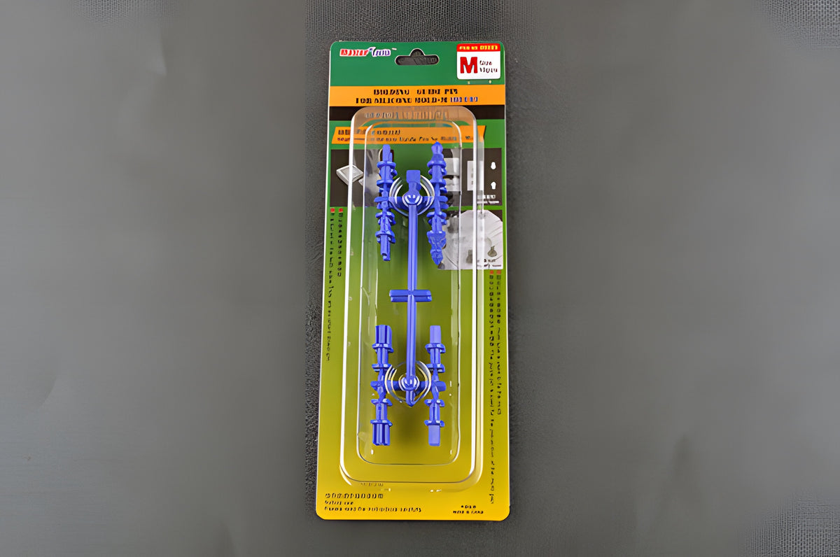 Master Tools Holding / Guide pin for silicone mold-M (Blue)